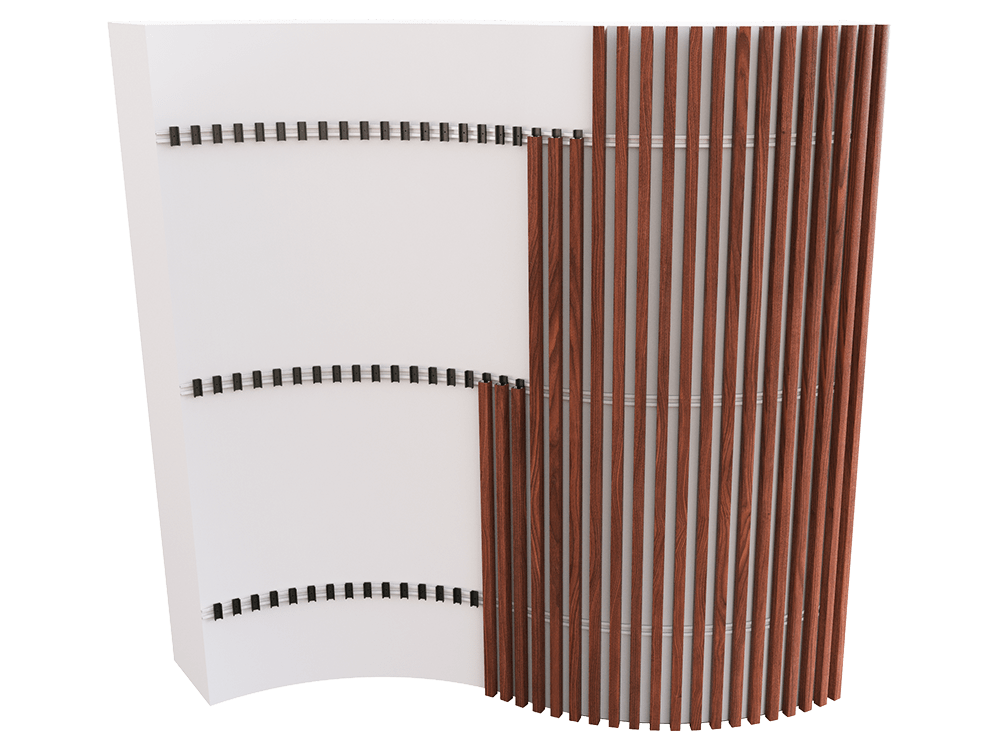 Curved Wall Installation Battens Light