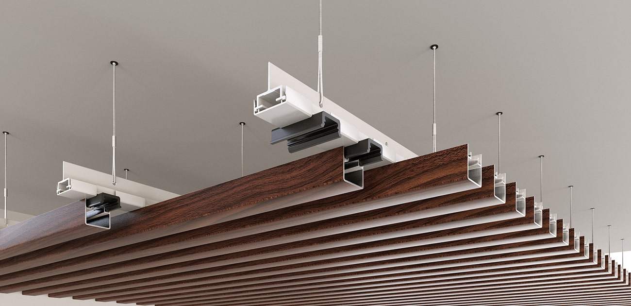 Aluminum Battens suspend celing - Battens Light